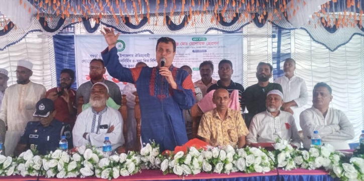 কাহালুর লোহাজাল দাখিল মাদরাসার একাডেমিক ভবনের উদ্বোধন